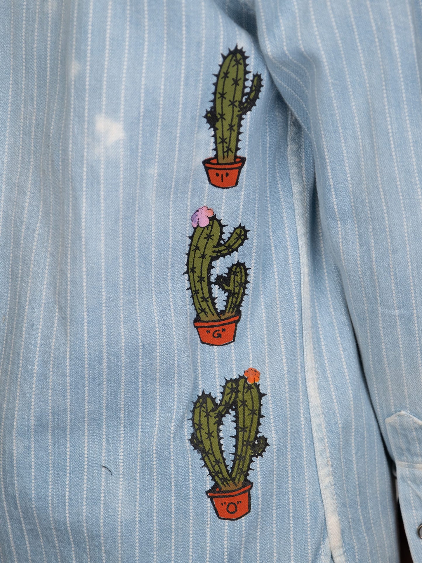 Vintage "Flat Head" Denim Hemd