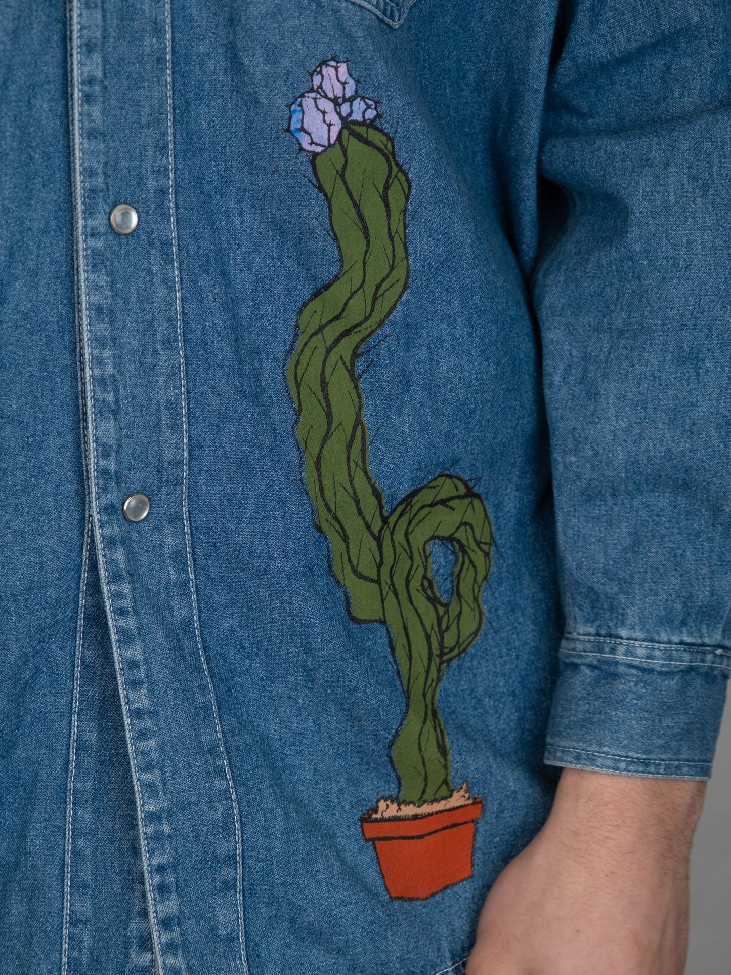 Vintage "Cotton Blues" Denim Hemd